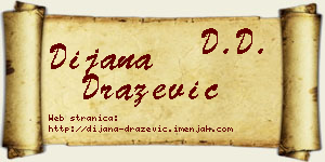 Dijana Dražević vizit kartica
